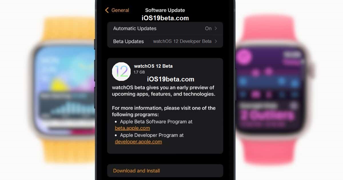 How to Install watchOS 12 Beta iOS 19 Beta Profile Download