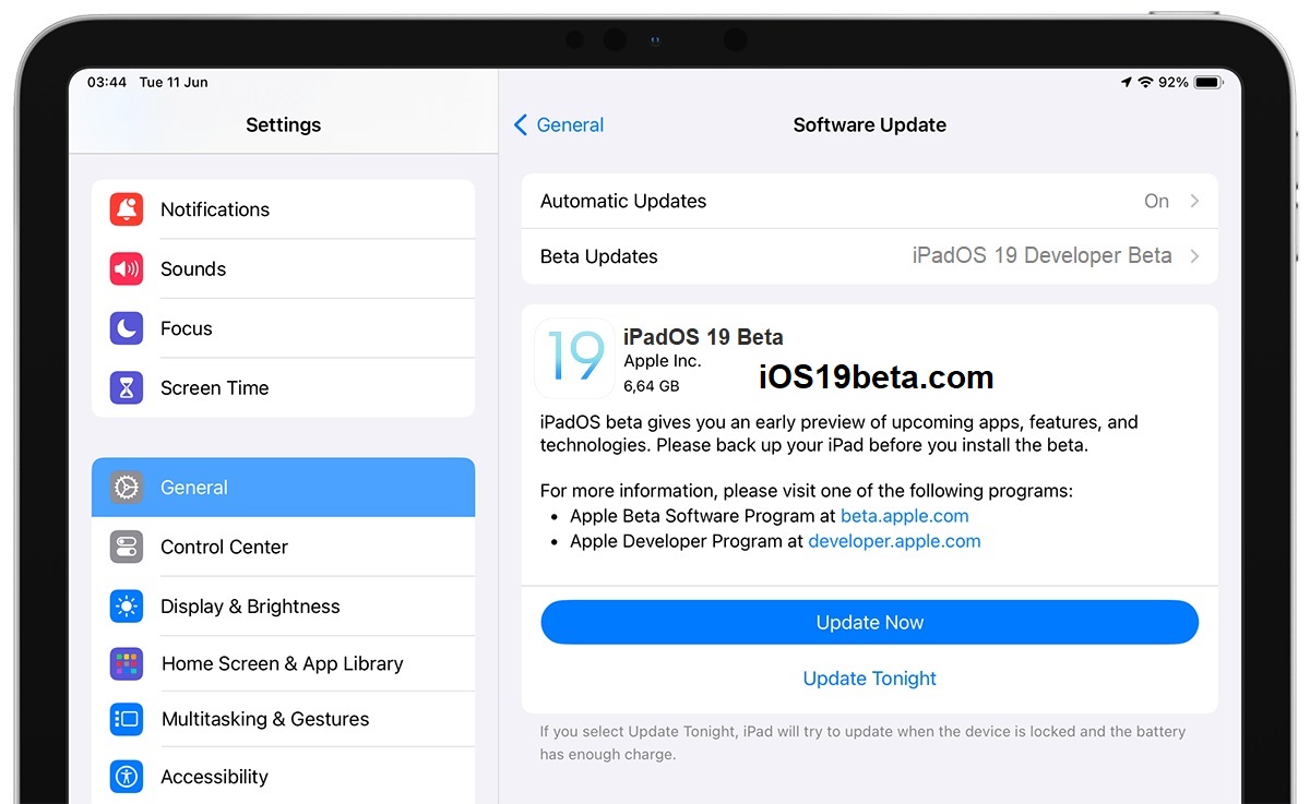 How to Download the iPadOS 19 Developer Beta