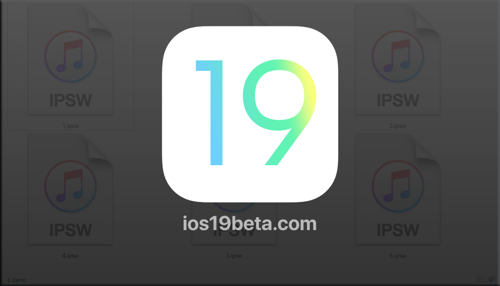 iOS 19 iPSW Download Links