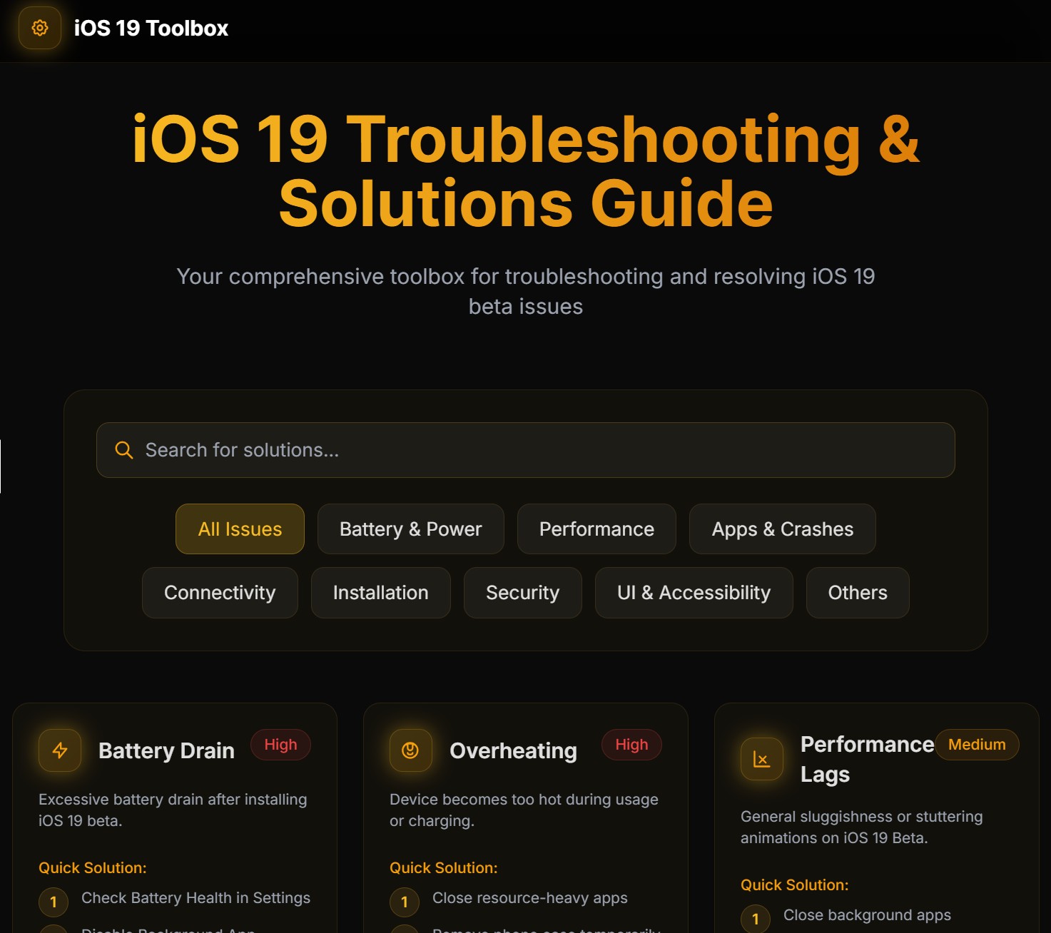 iOS 19 Troubleshooting & Solutions Guide