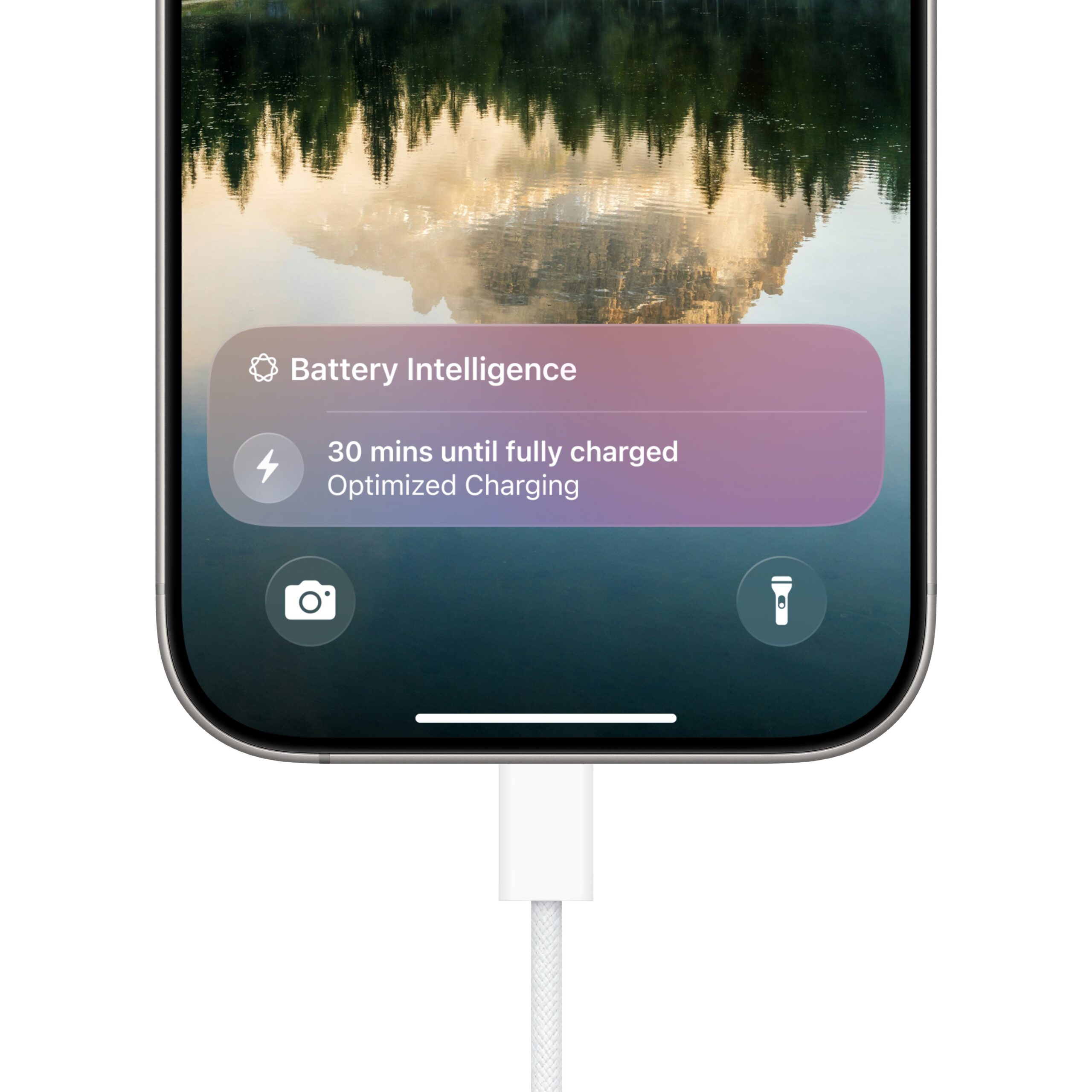Illustration of iOS 26 AI-powered battery management